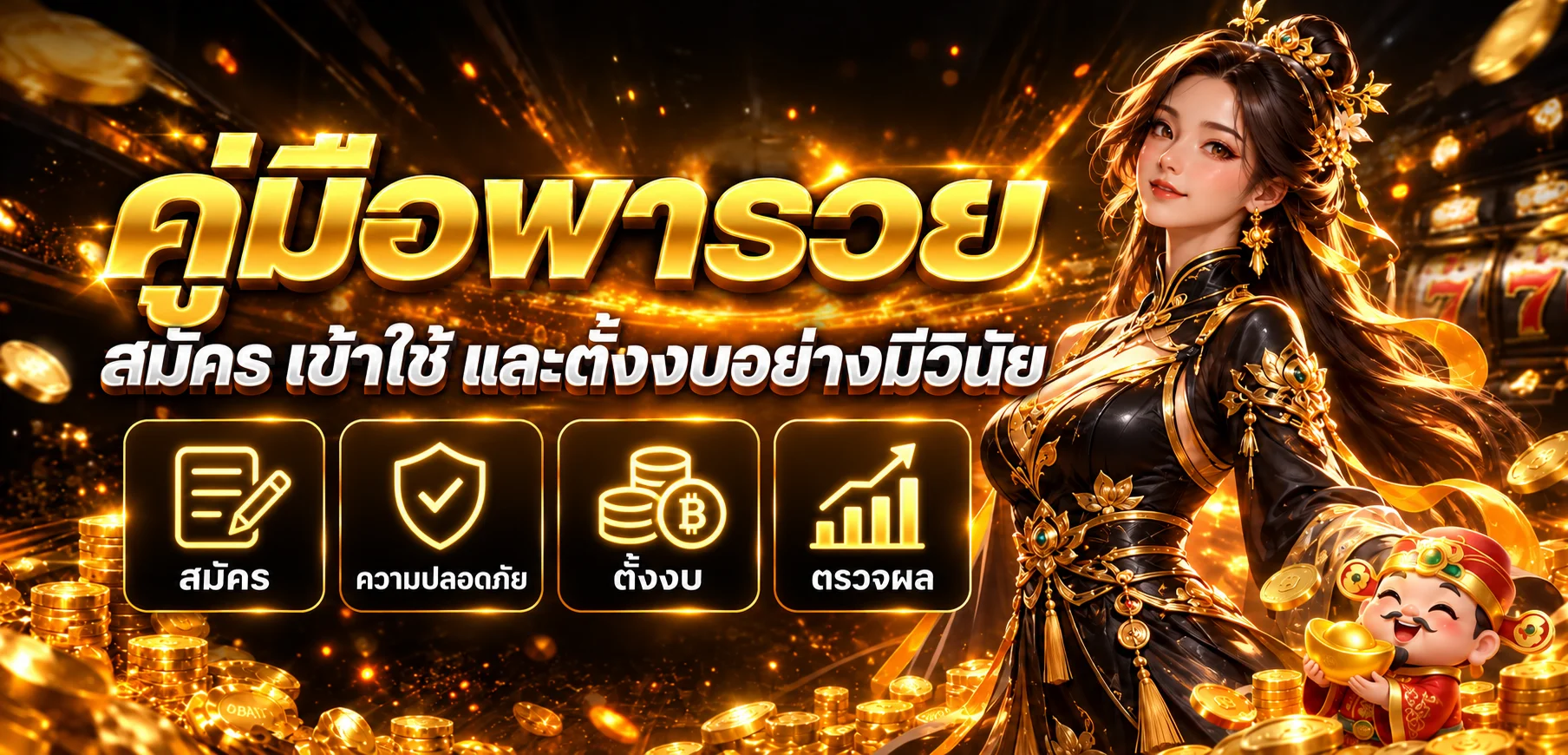 คู่มือพารวย | สมัคร เข้าใช้ และตั้งงบอย่างมีวินัย